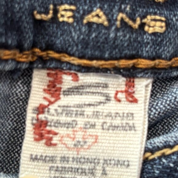 Silver Aiko bootcut thick stitch denim jeans women's 27 X 31   Lot A - Picture 2 of 7